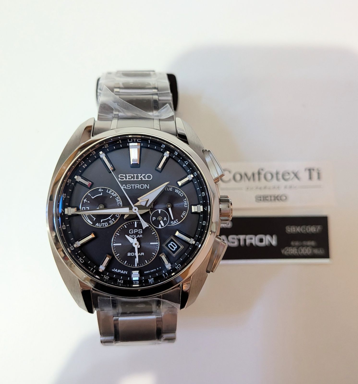 SEIKO ASTRON セイコー アストロン SBXC067 GPSソーラー　メンズ腕時計 セイコー アストロン SEIKO 腕時計 クロノグラフ チタン　未使用品
