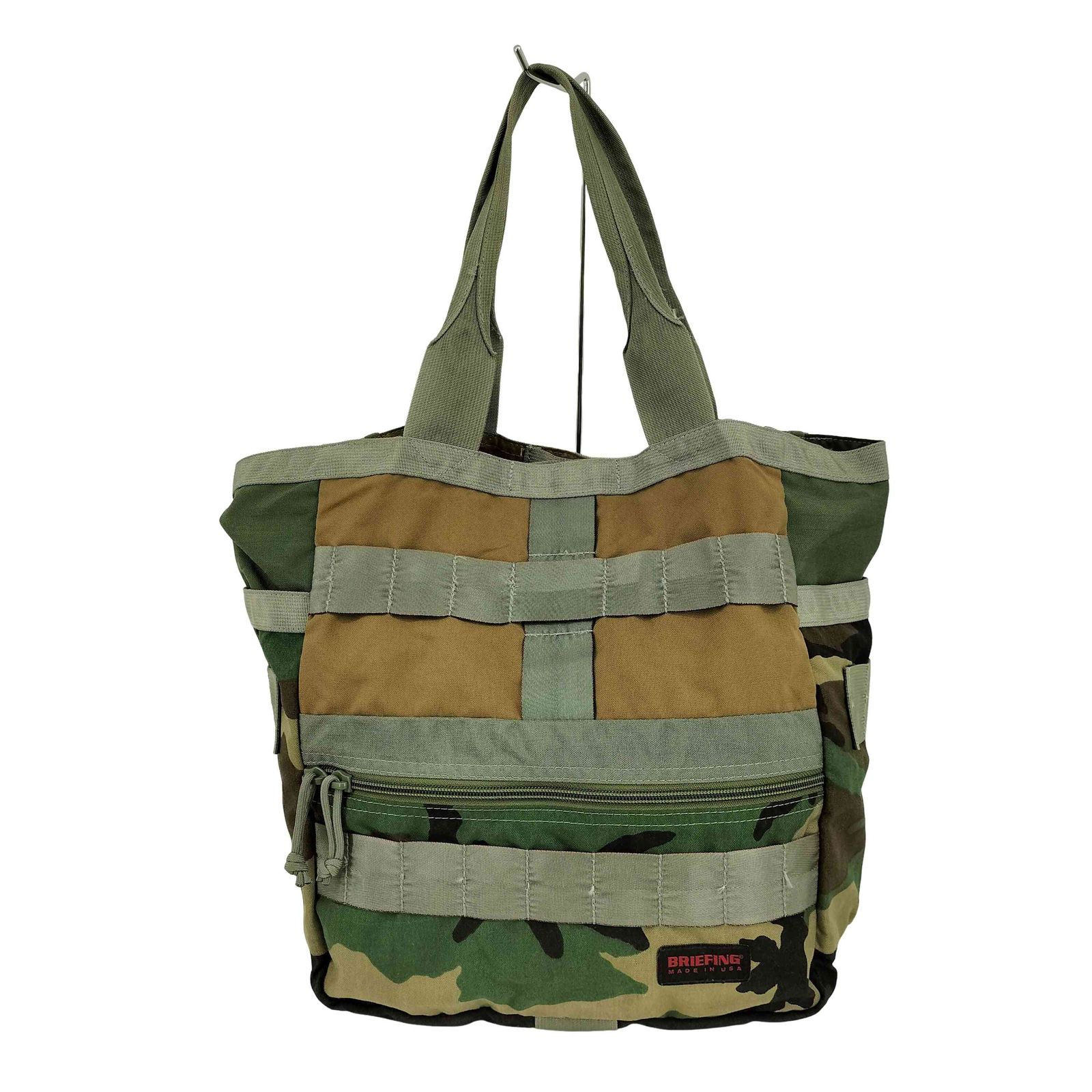【美品】BRIEFING ブリーフィング　迷彩　バッグ　MADE IN USA ブリーフィング BRIEFING MADE IN USA FLIGHT LIGHT BUCKET クレイジー