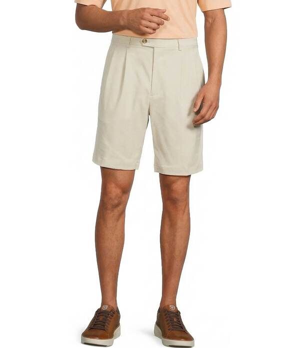 ラウンドトゥリーアンドヨーク メンズ ボトムス ハーフパンツ・ショーツ プリーツ トール ショートパンツ Roundtree Yorke Big Tall The Fairway Collection