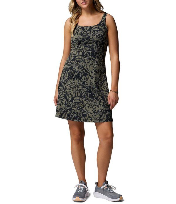 コロンビア レディース トップス ワンピース A ライン プリント エンパイア Columbia Womens Freezer Cypress Vacay Blooms Print Scoop Nec