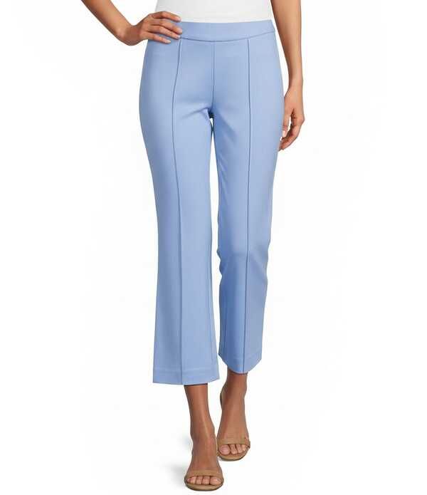 インベストメンツ レディース ボトムス カジュアルパンツ プチ Investments Petite Size PullOn Light Weight Ponte Kick Flare Cropant