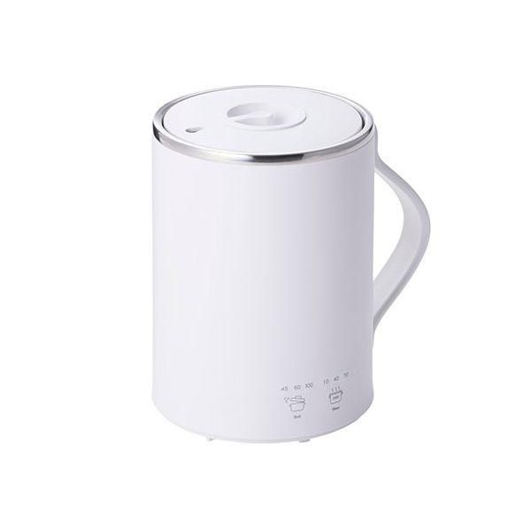 ds-TESCOM マグカップ型電気なべ Cook Mug コンパクトサイズ 350ml 沸かす・煮る・保温する ホワイト TGM20A-W