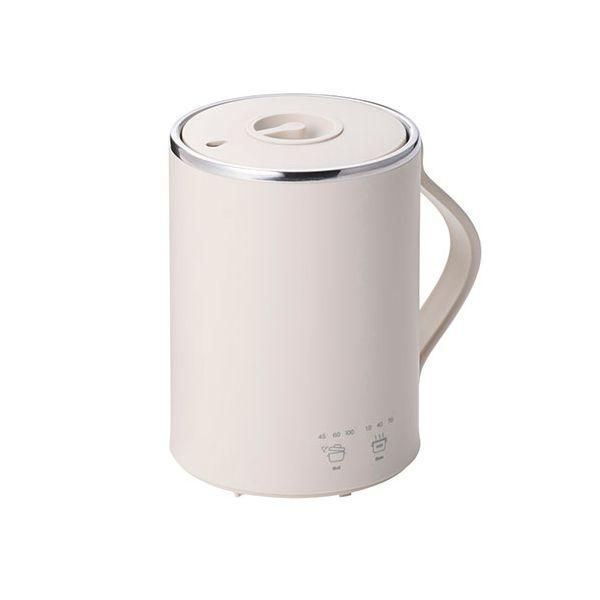 ds-TESCOM マグカップ型電気なべ Cook Mug コンパクトサイズ 350ml 沸かす・煮る・保温する ベージュ TGM20A-C