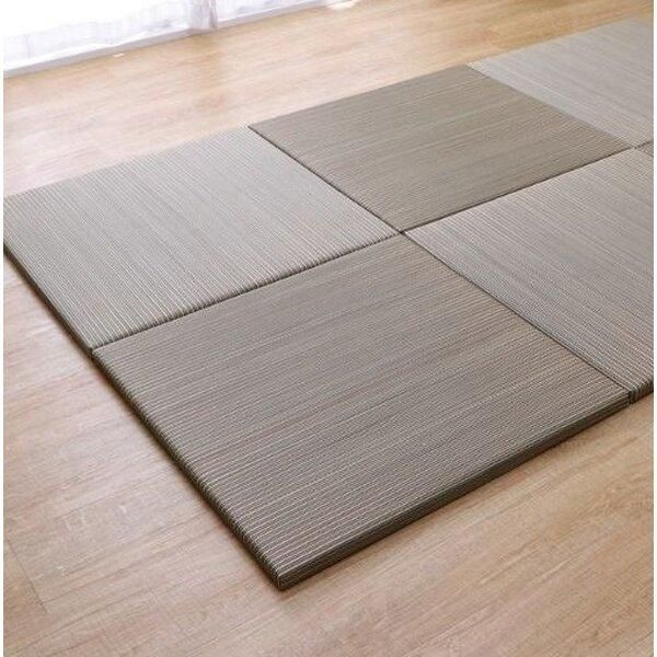 ds-敷物 ユニット畳 ふわかる BE ベージュ 約82×82cm 1枚 単品