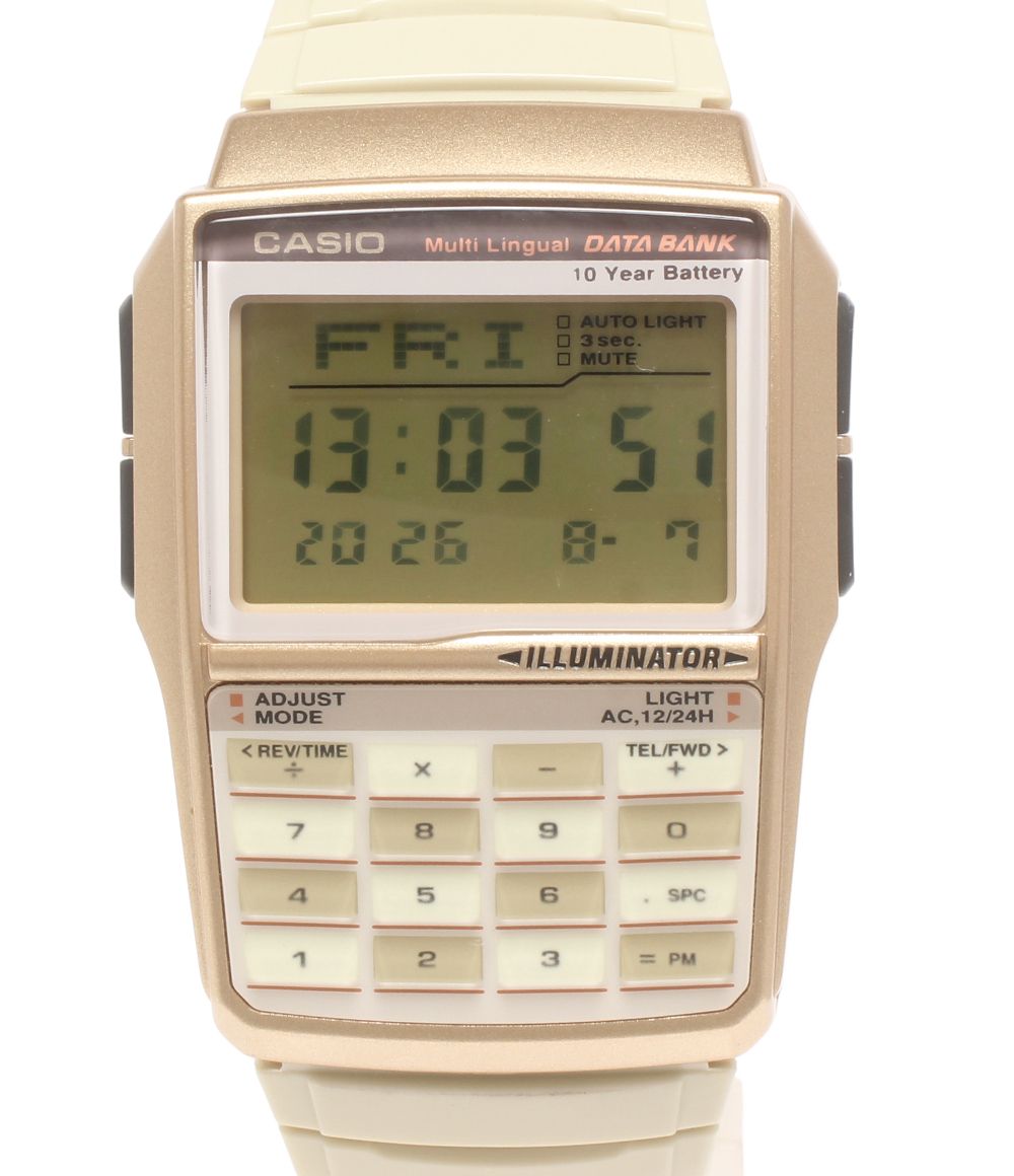 美品 カシオ 腕時計 データバンク DBC-32 クオーツ レディース メンズ CASIO