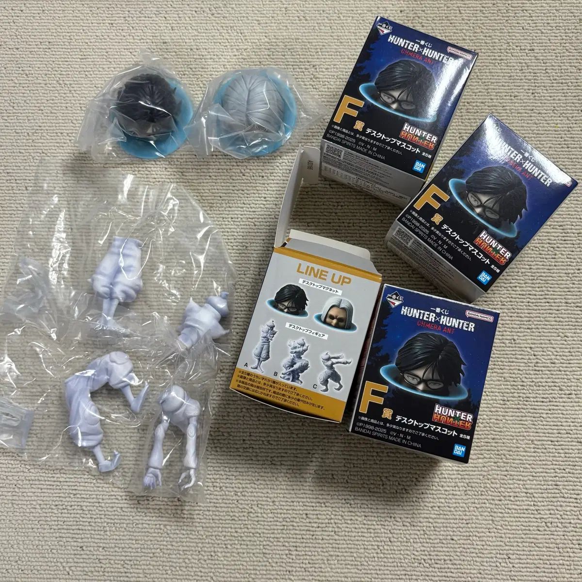 未開封 HUNTER×HUNTER キメラアント 一番くじ F賞 ウール(モ) ラウ(LAWOO) ノブ 自然騎兵隊 フィギュア HUNTER×HUNTER