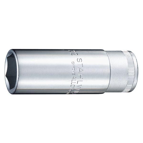 ds-STAHLWILLE スタビレー 1/2SQ ディープ六角ソケット 22mm 全長83mm 面接触 51S-22 工具 ツール DIY 作業工具