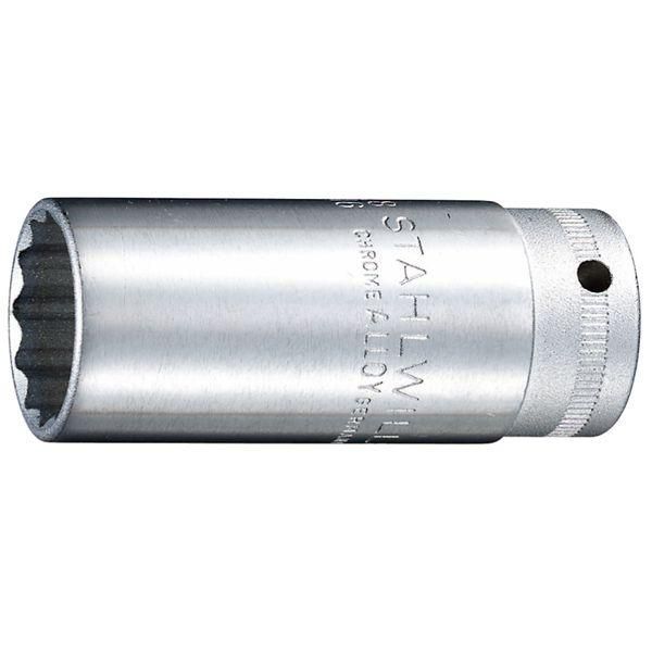 ds-STAHLWILLE スタビレー 3/8SQ ディープソケット 5/8 インチサイズ 全長60mm 面接触 46A-5/8 工具 ツール DIY 作業工具