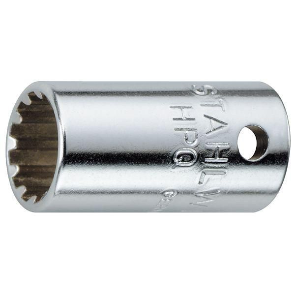 ds-STAHLWILLE スタビレー 1/4SQ スプラインソケット 3/8 インチサイズ 全長23mm 薄肉・軽量 40ASP-12 工具 ツール DIY 作業工具