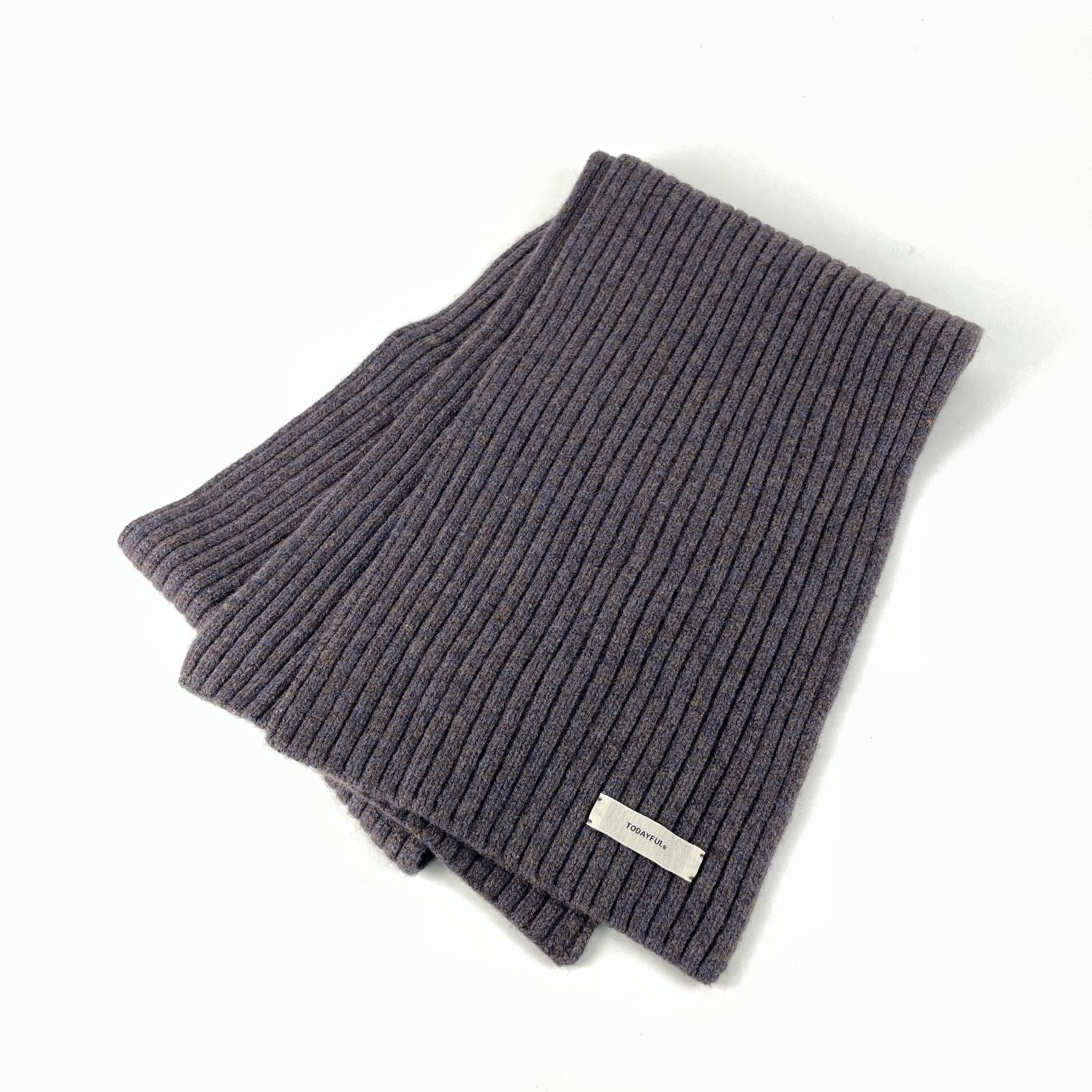 レディース TODAYFUL トゥデイフル RIB KNIT MUFFLER リブニット