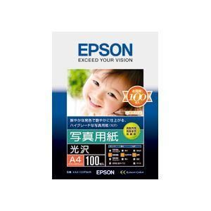 ds-エプソン EPSON 写真用紙〔光沢〕 A4 KA4100PSKR 1冊(100枚)
