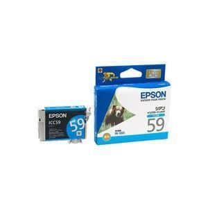 ds-(業務用5セット) EPSON エプソン インクカートリッジ 純正 〔ICC59〕 シアン(青)