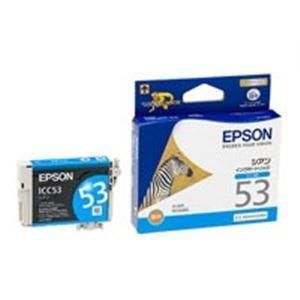 ds-(業務用5セット) EPSON エプソン インクカートリッジ 純正 〔ICC53〕 シアン(青)