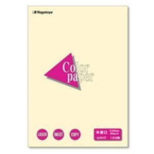 ds-(業務用10セット)Nagatoya カラーペーパー/コピー用紙 〔A4/中厚口 100枚〕 両面印刷対応 レモン