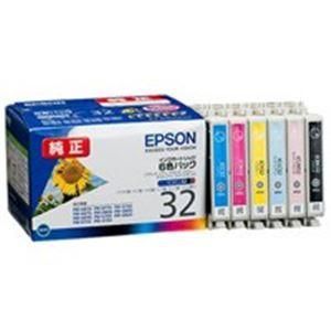 ds-EPSON エプソン インクカートリッジ 純正 〔IC6CL32〕 6色パック(ブラック・シアン・マゼンタ・イエロー・ライトシアン・ライトマゼンタ)