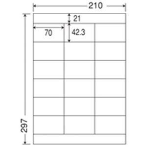 ds-東洋印刷 ナナワードラベル LDZ18P A4／18面 500枚 9,202円