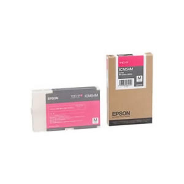 ds-〔純正品〕 EPSON エプソン インクカートリッジ/トナーカートリッジ 〔ICM54M M マゼンタ〕