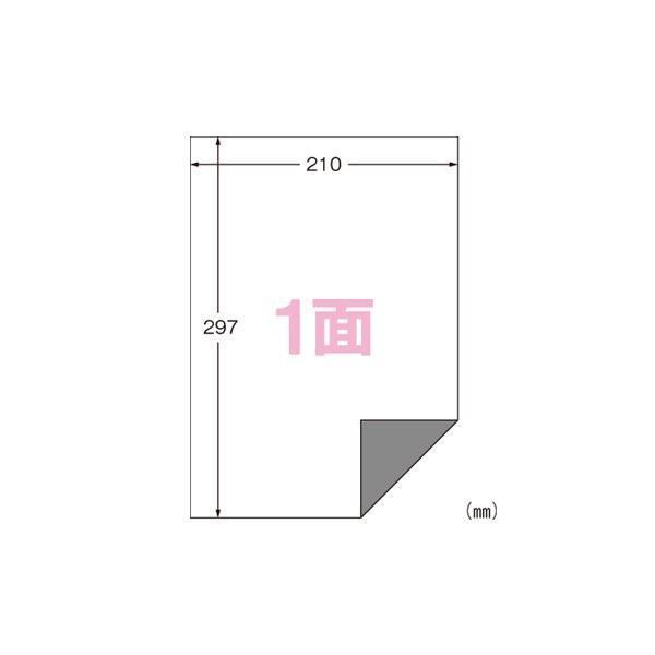 ds-エーワン ラベルシール〈プリンタ兼用〉下地がかくせる修正タイプ マット紙（A4判） 100枚入 31282 100枚