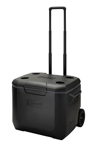 ★新品★Coleman(コールマン) クーラーボックス ホイールクーラー 60QT 容量約56L 保冷力約3日 大容量 キャリー キャンプ アウトドア 釣り 部活 強力保冷 頑丈 ee03ed59