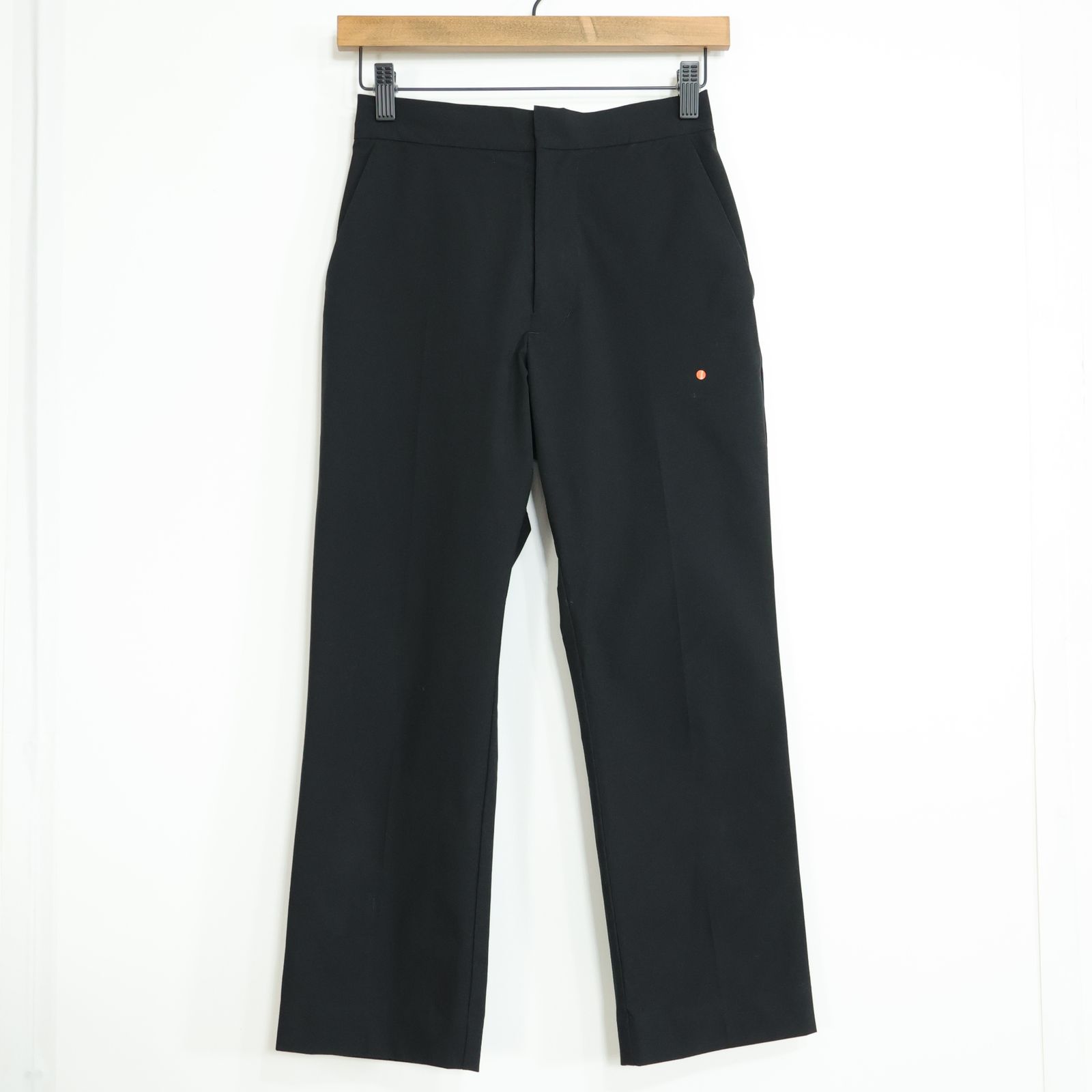VIRINA ブラックパンツ Mサイズ vm21ss03PT10 VIRINA ヴィリーナ☆ロングパンツ サイズXS 黒系 無地 薄手 z22484