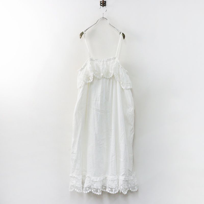 ツハルバイサマンサモスモス TSUHARU by Samansa Mos2 【WHITE COLLECTION】スカラップ刺繍キャミワンピース F｜ホワイト【2400015106939】 11,068円