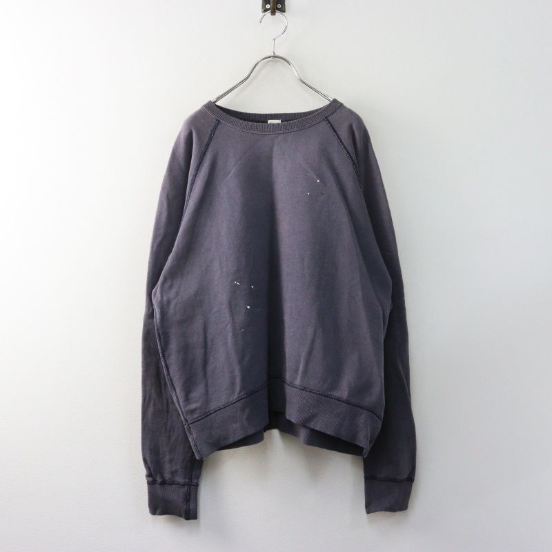 ジャーナルスタンダード ラックス別注 チマラ chimala for luxe PAINT SWEAT CREW TOP クルースウェットS┃コン【2400015096735】