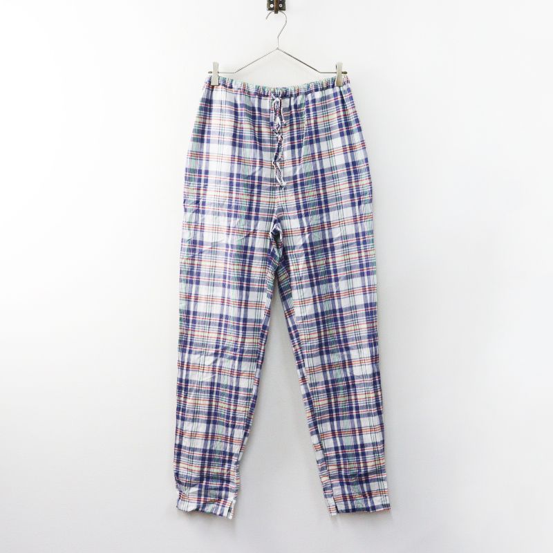 2025SS ジャーナルスタンダード ラックス journal standard luxe BEAU'S EASYPANTS チェック イージーパンツ F 紺┃【2400015096841】 6,949円