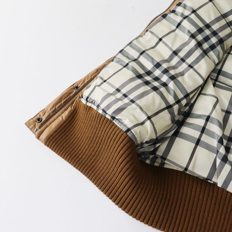 バーバリーブルーレーベル BURBERRY BLUE LABEL ラクーンファー付き