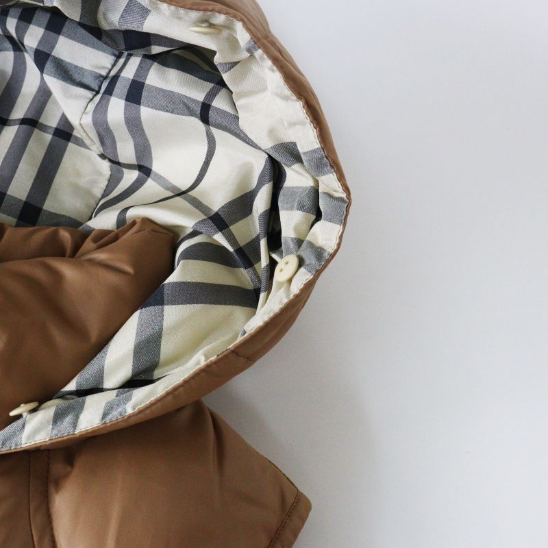 バーバリーブルーレーベル BURBERRY BLUE LABEL ラクーンファー付き
