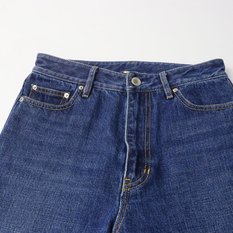 MUSE ドゥーズィエムクラス CROPPED DENIM 36 デニム ブルー 2025SS ミューズドゥドゥーズィエムクラス MUSE de Deuxieme Classe