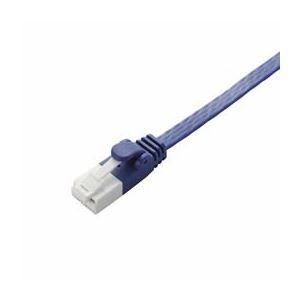 ds-(まとめ)エレコム ツメ折れ防止フラットLANケーブル(Cat6A) LD-GFAT/BM10〔×5セット〕 6,650円