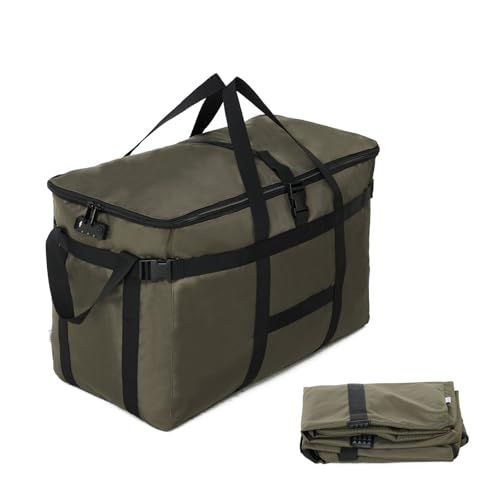 Arxus スタイリストバッグ 旅行 大容量 TSAロック アウトドア キャンプ 収納 75L 折りたたみ トート 防水 大きめ カーゴ ボストンキャリーオン ダッフル 宅配ボックスt bca56e58