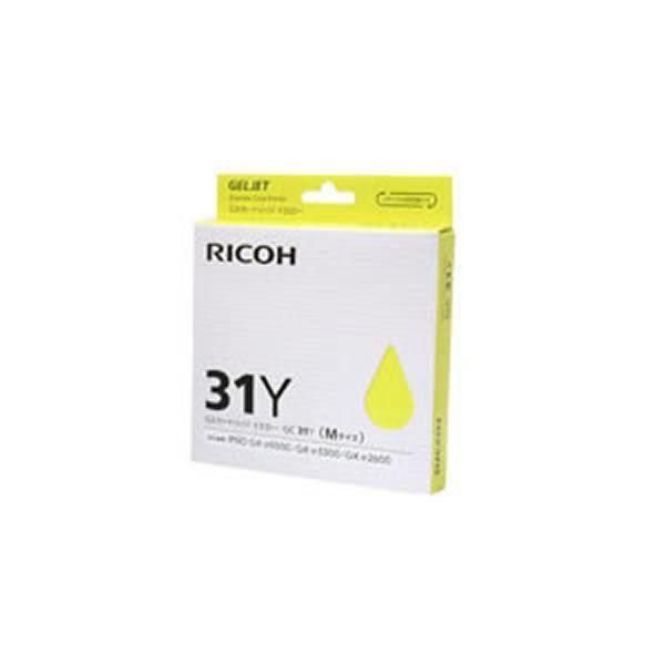ds-〔業務用5セット〕〔純正品〕 RICOH リコー インクカートリッジ/トナーカートリッジ 〔GC31Y Y イエロー〕 ×5セット