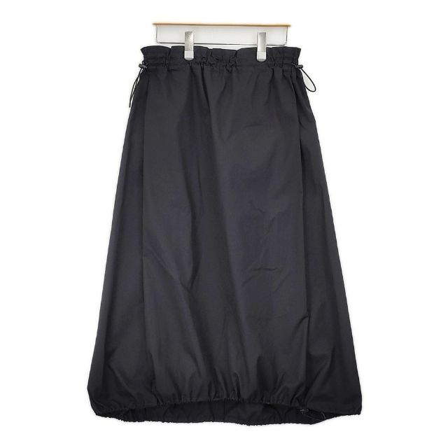 Lelill バルーンフレアーSK 定価22000円 12453017 ロングスカート ブラック レディース レリル【中古】6-0727M∞ 6,431円
