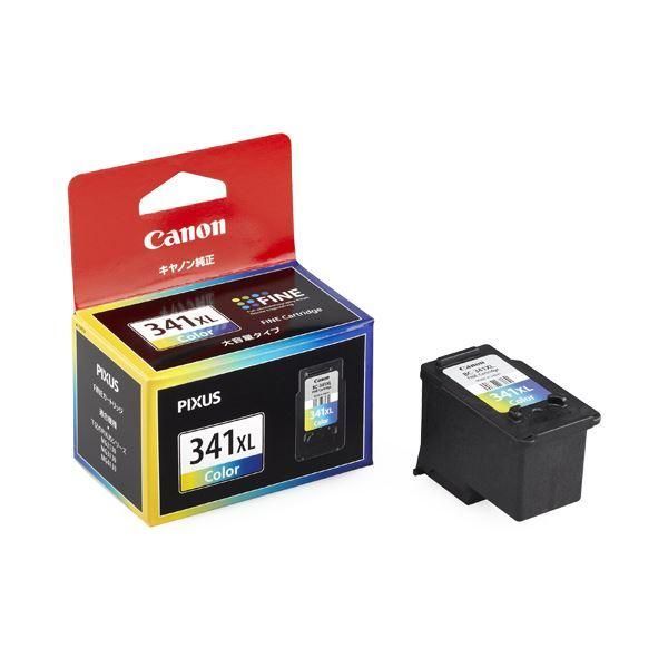 ds-（まとめ） キヤノン Canon FINEカートリッジ BC-341XL 3色一体型 大容量 5214B001 1個 〔×3セット〕