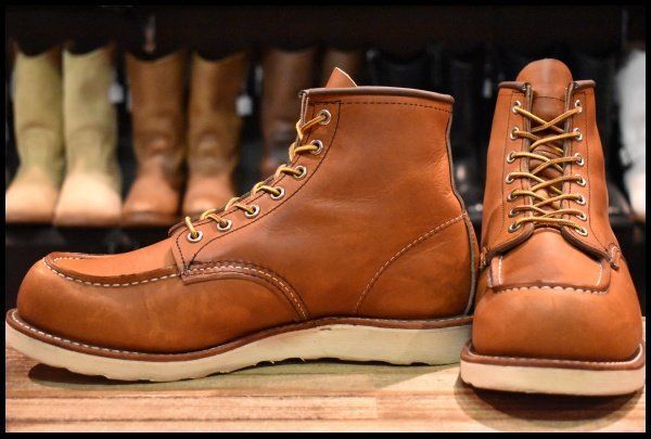 【9E 良品 24年】レッドウィング 875 アイリッシュセッター 茶 オロレガシー モックトゥ レースアップ ブーツ redwing HOPESMORE【GG556】