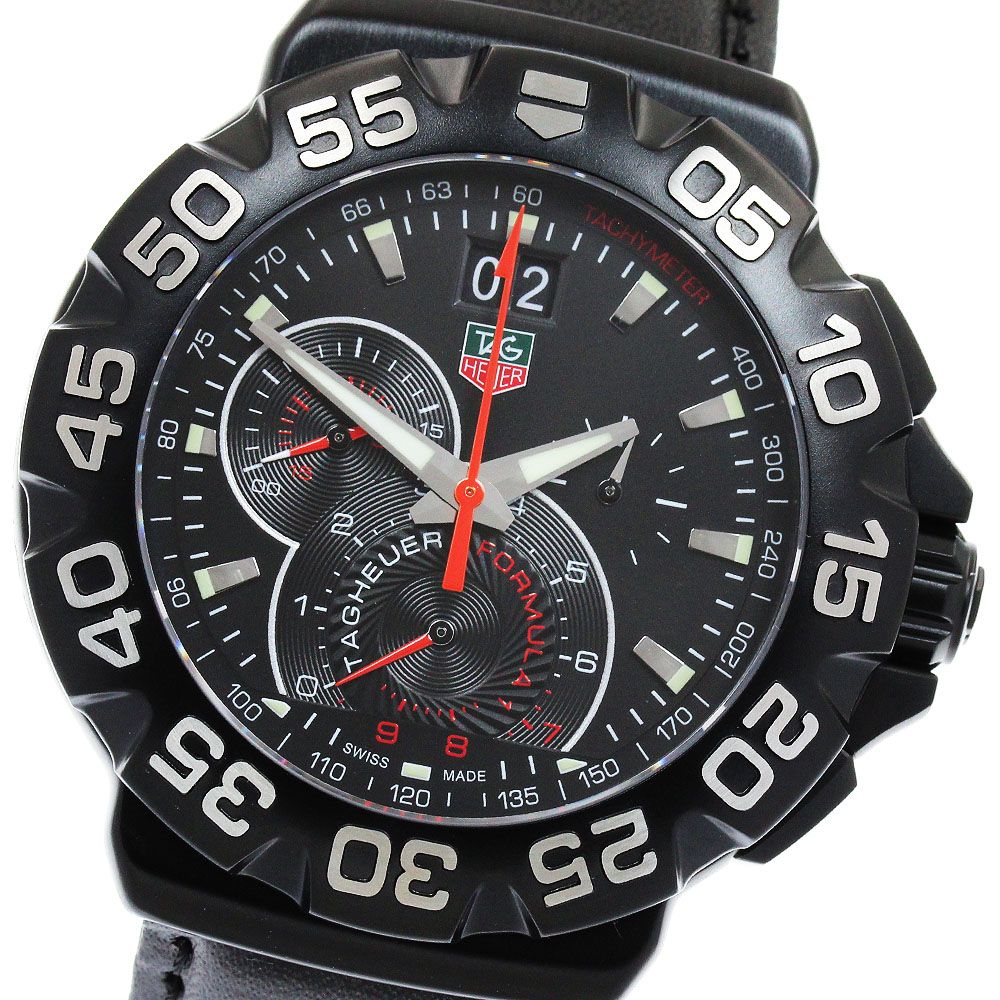 タグホイヤー TAG HEUER CAH1012 フォーミュラ1 グランドデイト クロノグラフ クォーツ メンズ 美品 保証書付き_975023