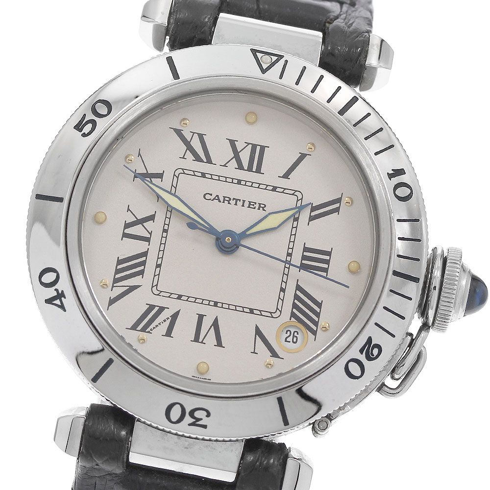 カルティエ CARTIER W3100255 パシャ デイト 自動巻き メンズ _967595