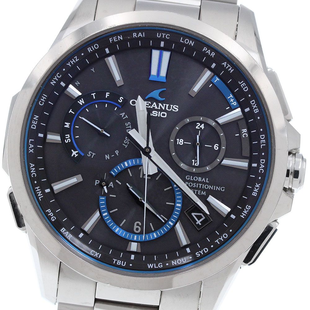 カシオ CASIO OCW-G1100T-1AJF オシアナス GPS ソーラー電波 メンズ 箱・保証書付き_976291