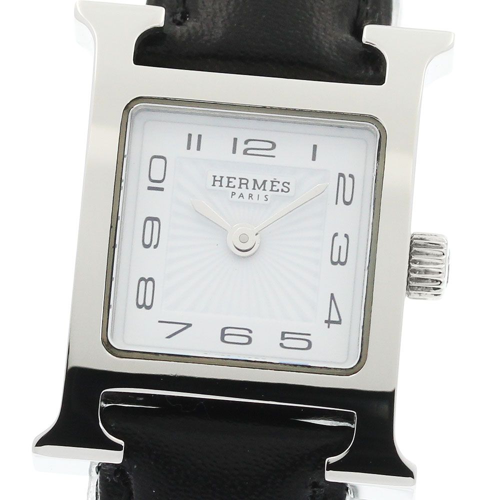 エルメス HERMES HH1.110 Hウォッチ ミニ クォーツ レディース 良品 _970615 76,615円