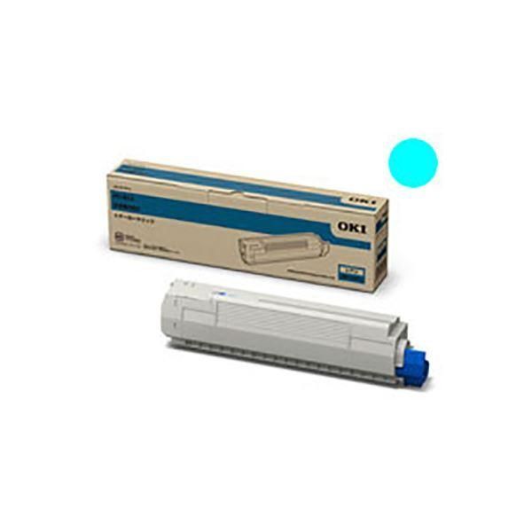 ds-(業務用3セット) 〔純正品〕 OKI 沖データ トナーカートリッジ 〔TNR-C3PC1 C シアン〕