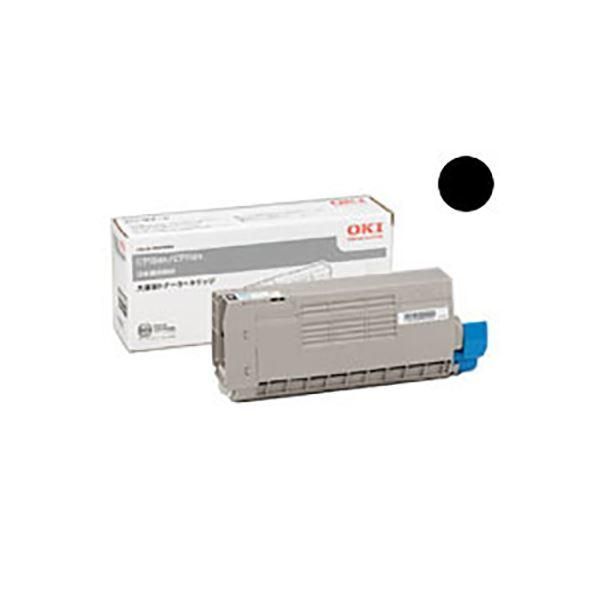 ds-(業務用3セット) 〔純正品〕 OKI 沖データ トナーカートリッジ 〔TNR-C4GK2 BK ブラック〕 大容量