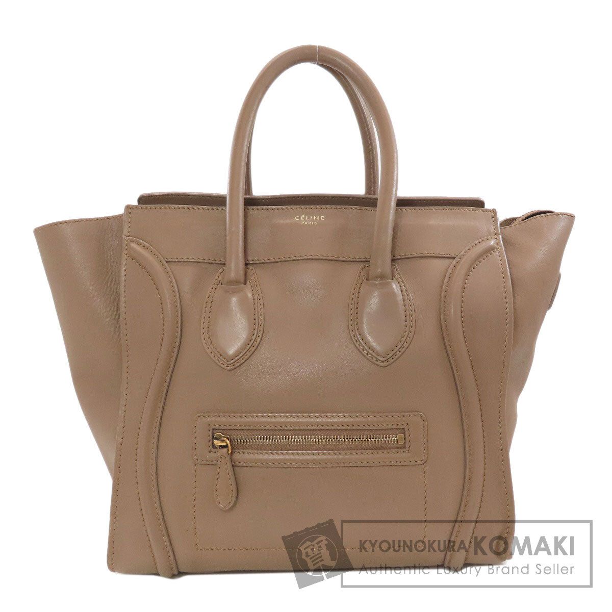 CELINE セリーヌ ラゲージミニ ハンドバッグ カーフ レディース [中古] 57,090円
