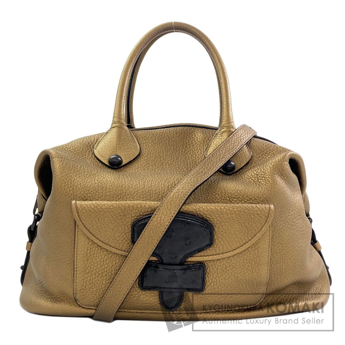 LOEWE ロエベ メイ 2WAY ハンドバッグ カーフ レディース [中古]
