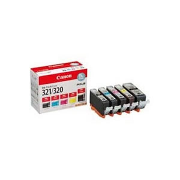 ds-(業務用3セット) 〔純正品〕 Canon キャノン インクカートリッジ/トナーカートリッジ 〔BCI-321+320/5MP〕 5色パック
