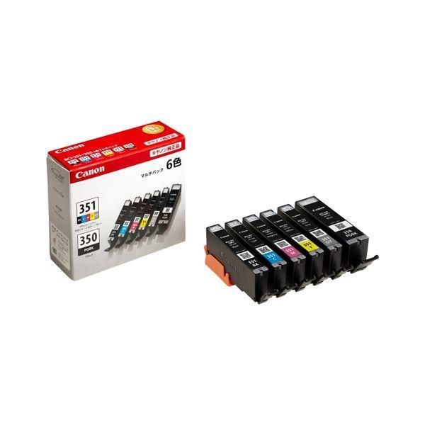 ds-キャノンインクタンク 〔6色入りマルチパック×1P〕 BCI-351+350／6MP 7,238円