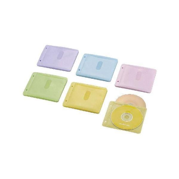 ds-(まとめ)エレコム Blu-ray・CD・DVD対応不織布ケース 2穴 CCD-NBWB60ASO〔×10セット〕 9,711円