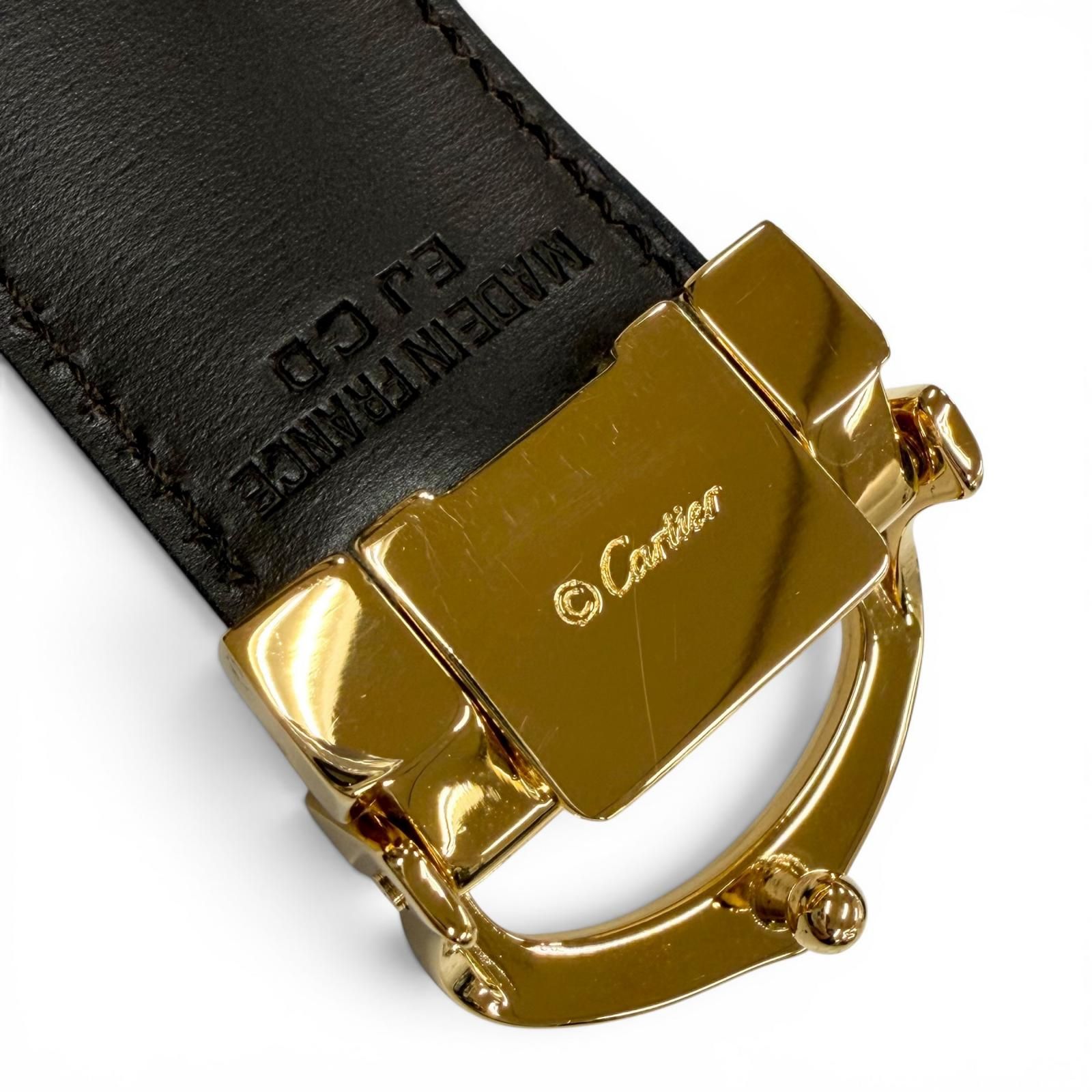 極美品▽Cartier カルティエ マスト ドゥ カルティエ レザー
