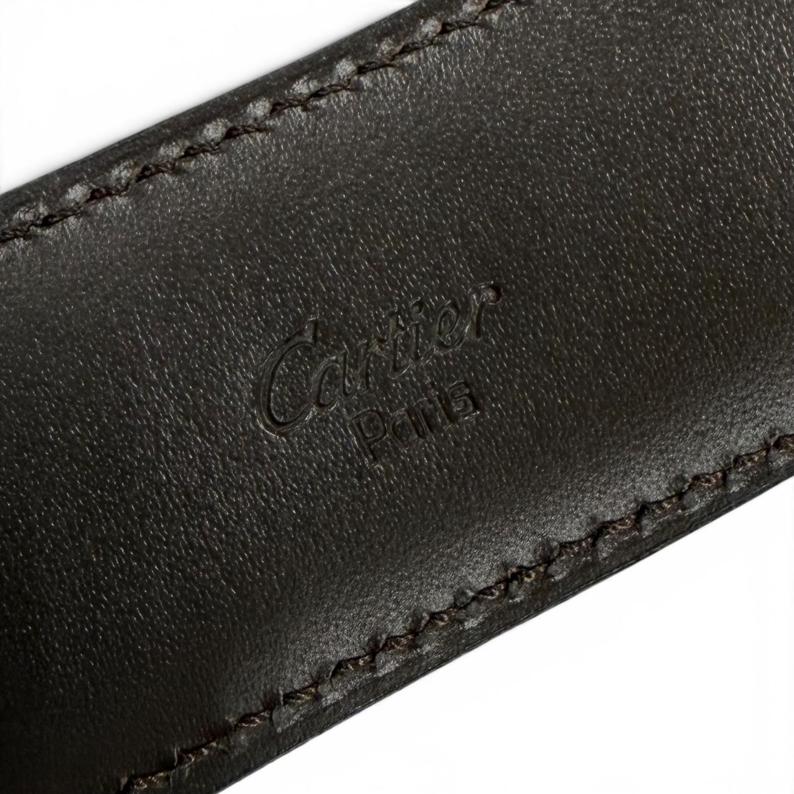極美品▽Cartier カルティエ マスト ドゥ カルティエ レザー