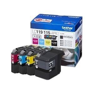 ds-ブラザー工業 インクカートリッジ大容量タイプ お徳用4色パック LC119/1154PK